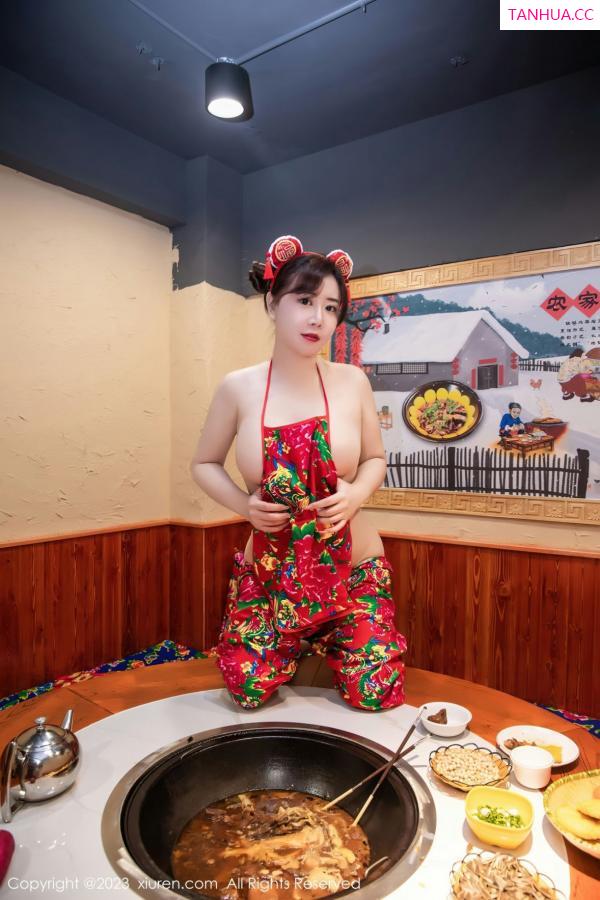 王格 王婉悠 [XiuRen]高清写真图 2023.01.12 No.6121 王婉悠Queen 布兜美臀第28张图片